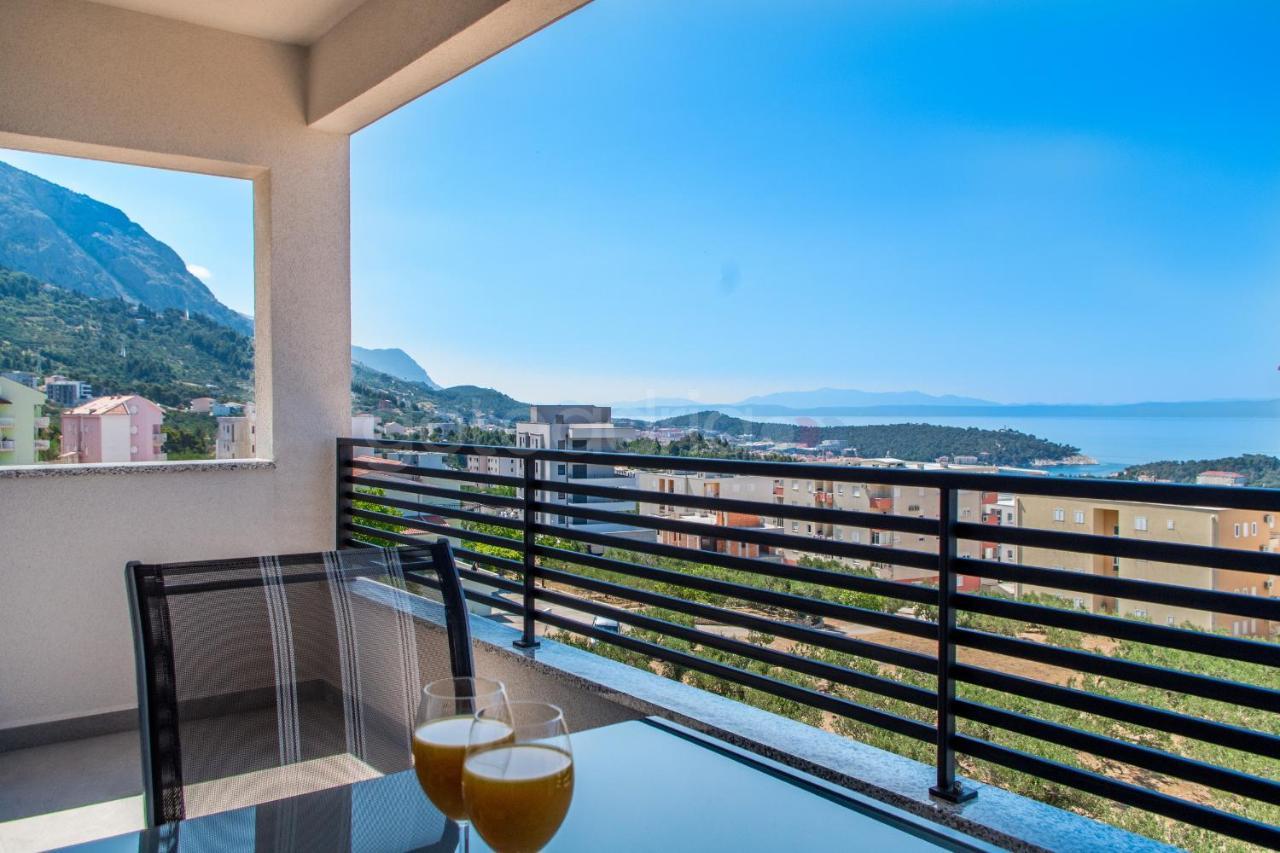 Luxury Sea View Apt Padi Via Mare Makarska Exteriör bild
